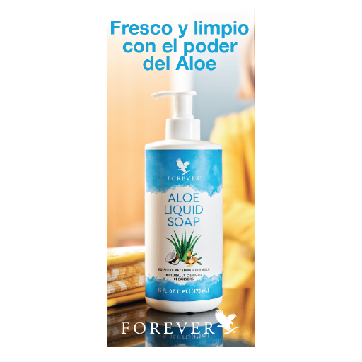 Folleto Aloe Liquid Soap